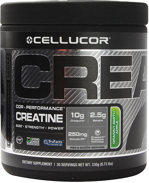 Cellucor Cor Performance Creatine Granny Smith Apple Gm Servings