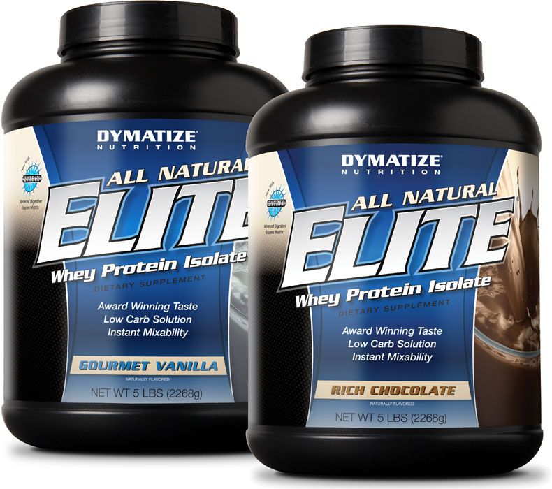 Dymatize All Natural Elite Whey Protein Lbs