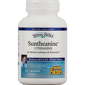 chewable factors suntheanine natural theanine relax tablets stress