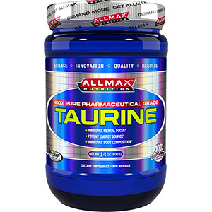 Allmax Nutrition 100% Pure Pharmaceutical Grade Taurine 400 gm - 133 Servings