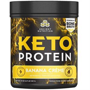 Ancient Nutrition Keto PROTEIN Banana Crème 540 gm - 17 Servings