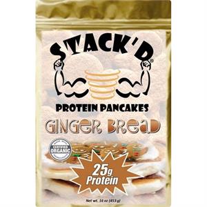 Stack'd Protein Pancakes Gingerbread 16 oz - 8 Servings