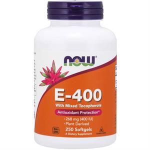 Now Vitamin E-400 With Mixed Tocopherols - 250 Softgels