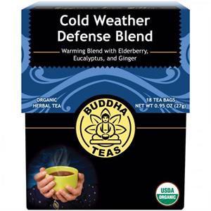 Buddha Teas Organic Cold Weather Defense Tea - 18 Tea Bags