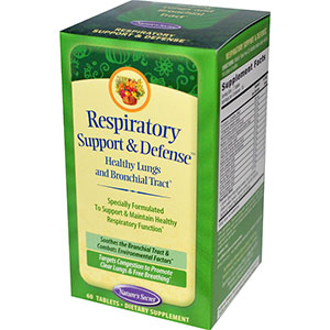 Nature's Secret Respiratory Support & Defense 60 Tablets